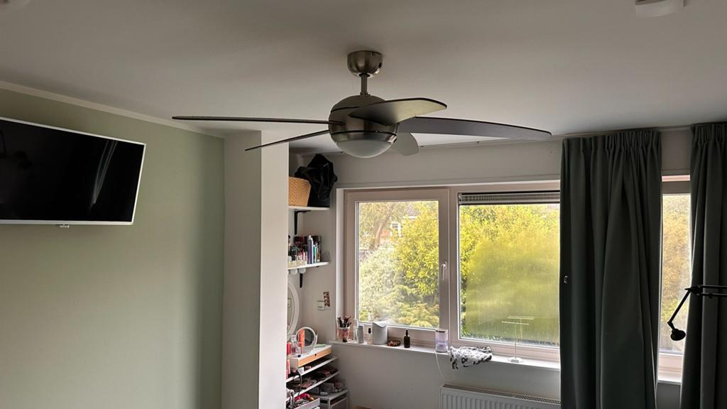 Westinghouse plafond ventilator, Ophalen, Ventilator met afstandsbediening, Zo goed als nieuw, Plafondventilator