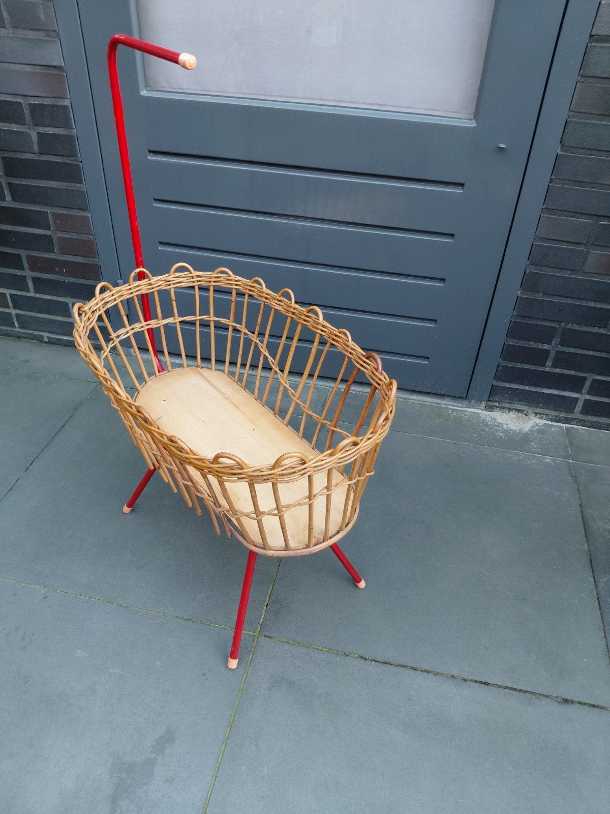 Vintage poppen wieg, Ophalen, Gebruikt, Babypop
