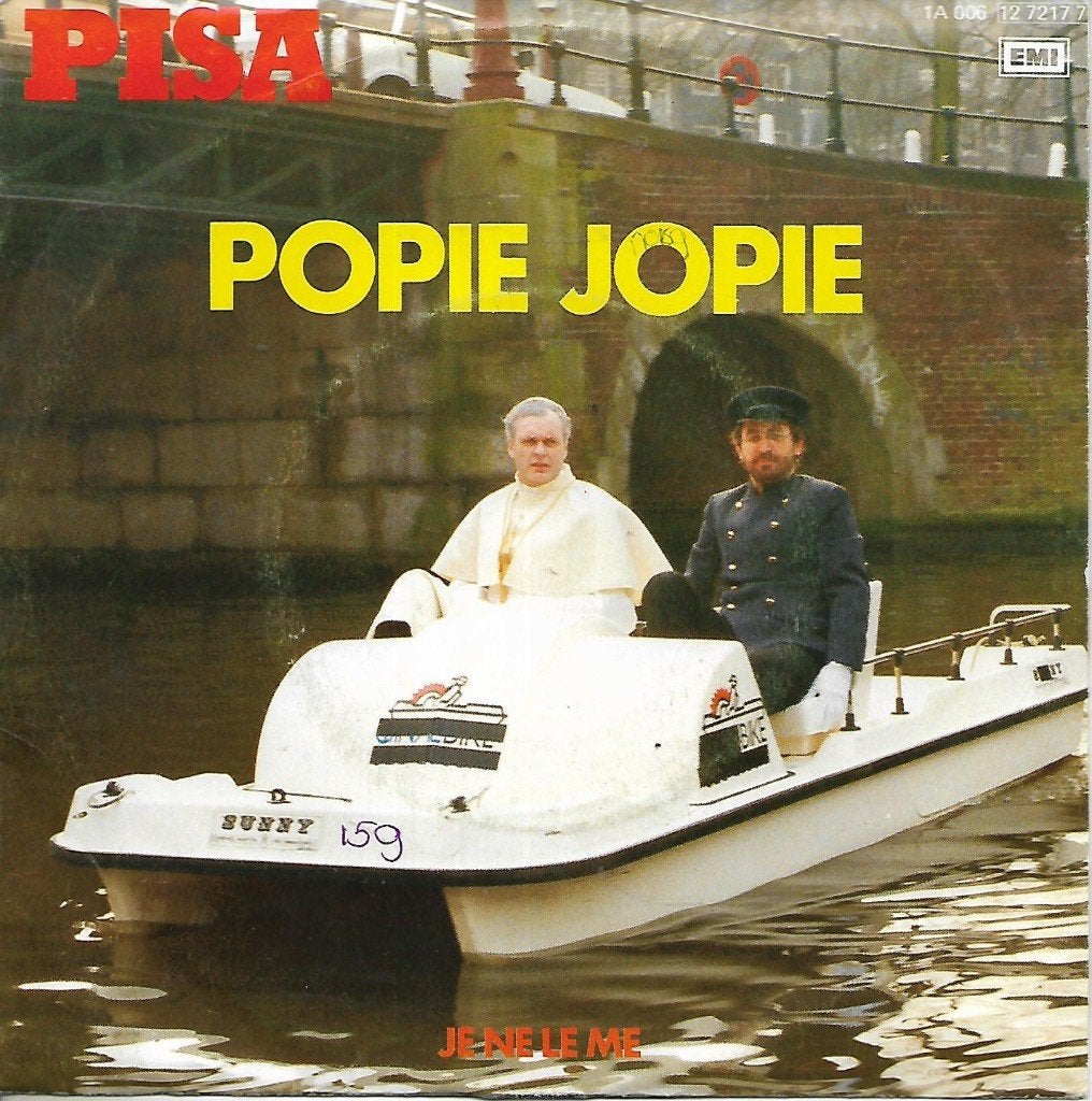 Pisa - Popie Jopie, Ophalen of Verzenden, Zo goed als nieuw, 7 inch, Nederlandstalig