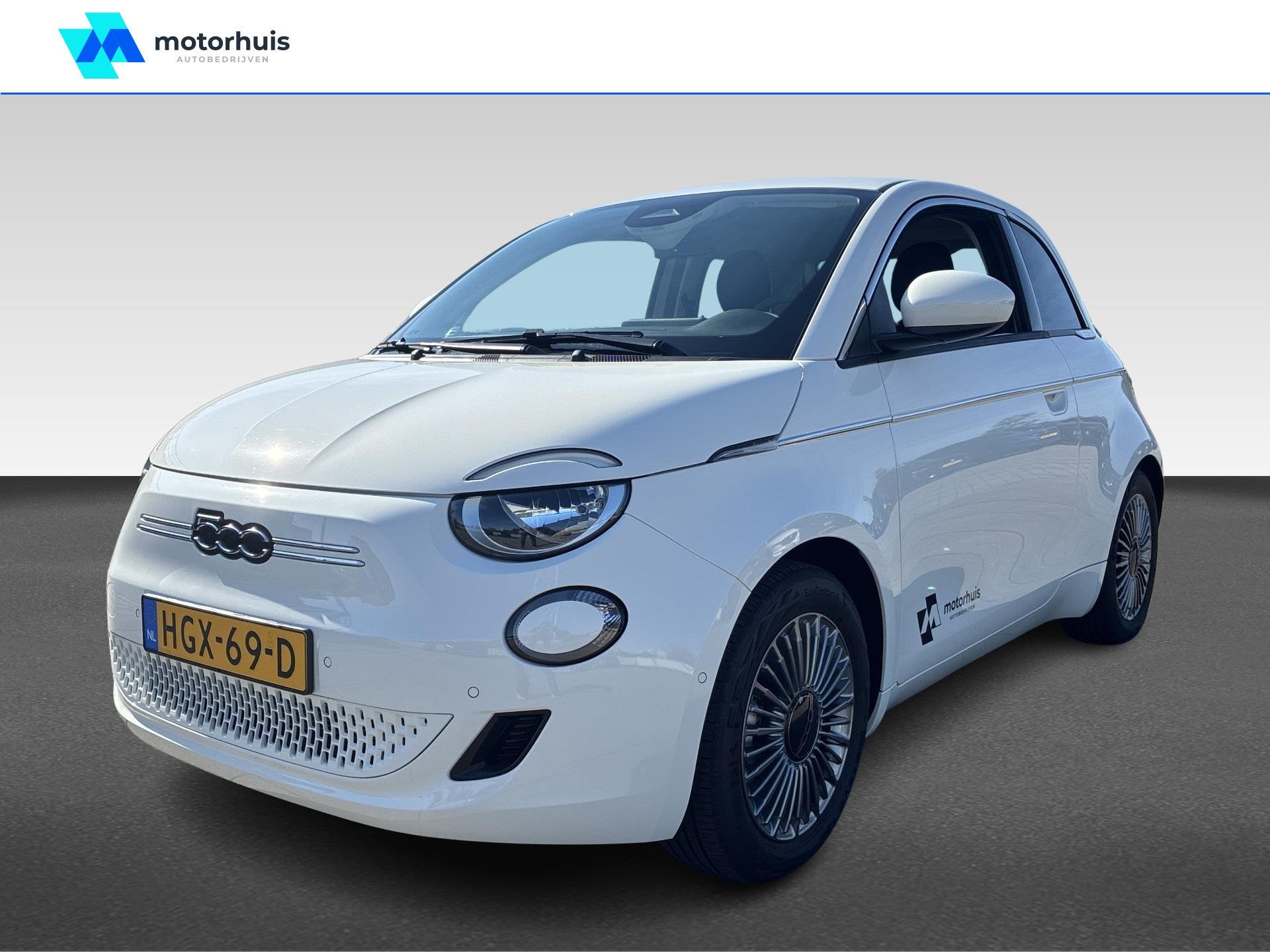 Fiat 500 42 kWh, Auto's, Gebruikt, 118 pk, 4 stoelen, Wit