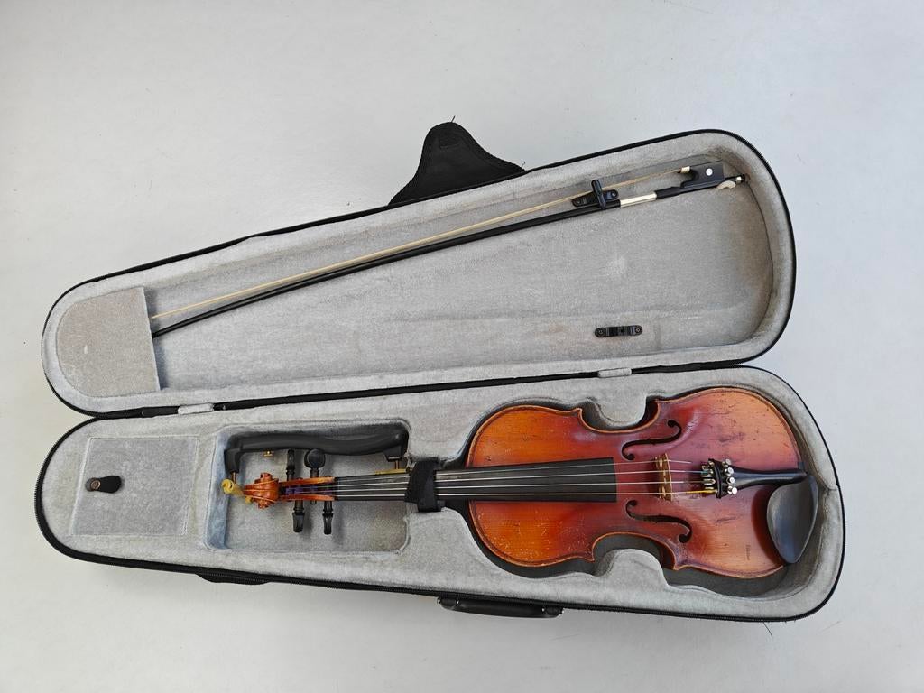 3/4 viool met kist en strijkstok., Muziek en Instrumenten, Strijkinstrumenten | Violen en Altviolen, Ophalen, Gebruikt, 3/4-viool