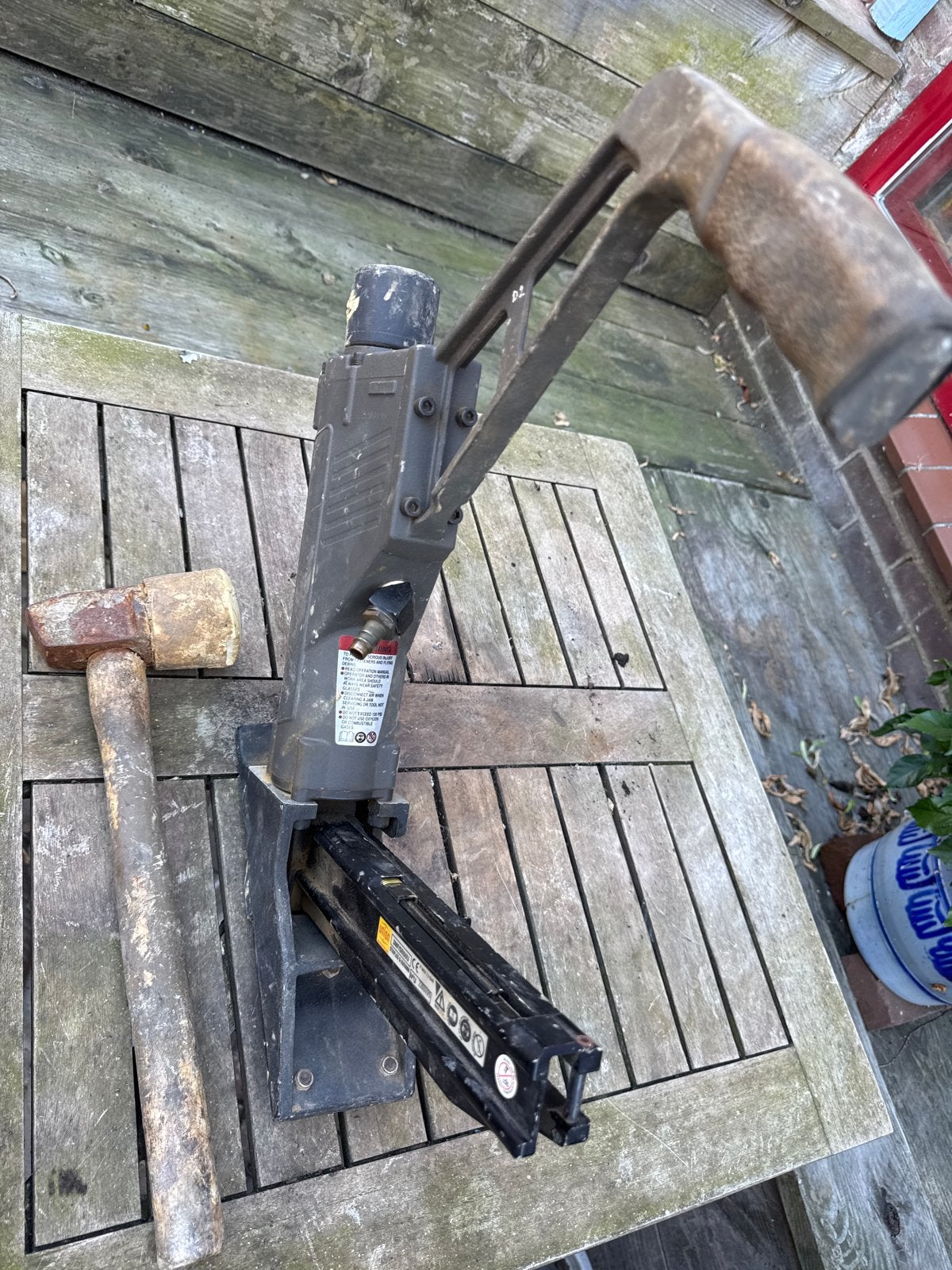 Union 3MFISB50U Tacker/Nietmachine - Gebruikt, Doe-het-zelf en Verbouw, Gereedschap | Handgereedschap, Ophalen, Gebruikt, Tacker/nietmachine