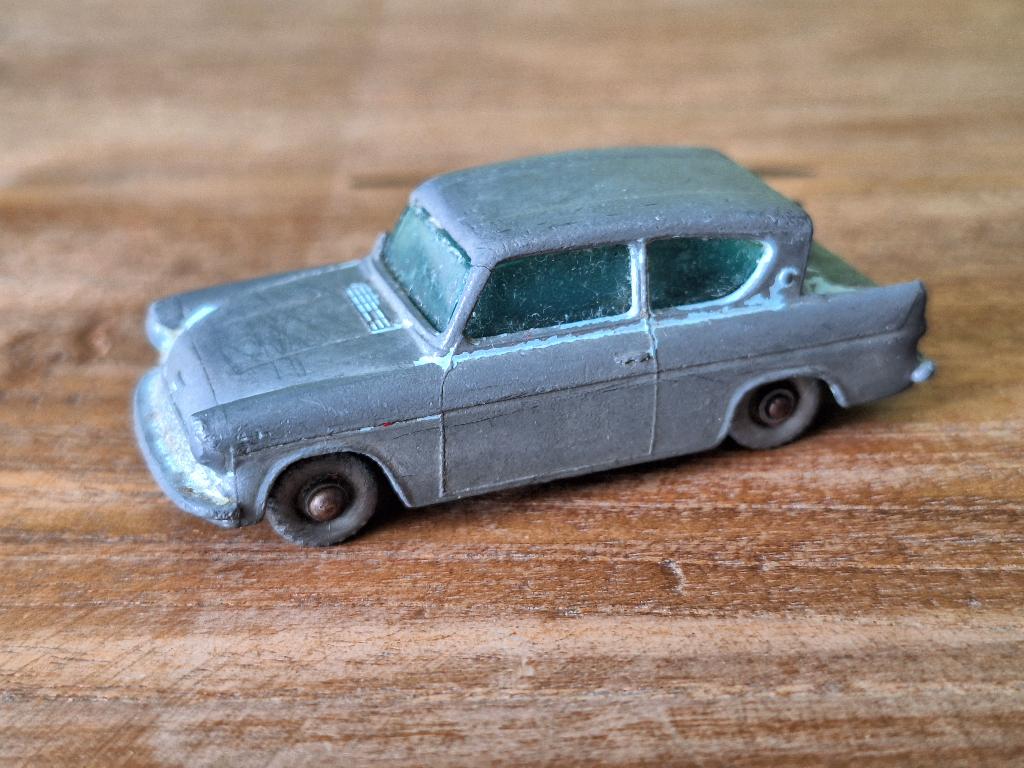 Matchbox Ford Anglia nr 7 uit 1961, Ophalen of Verzenden, Gebruikt, Auto