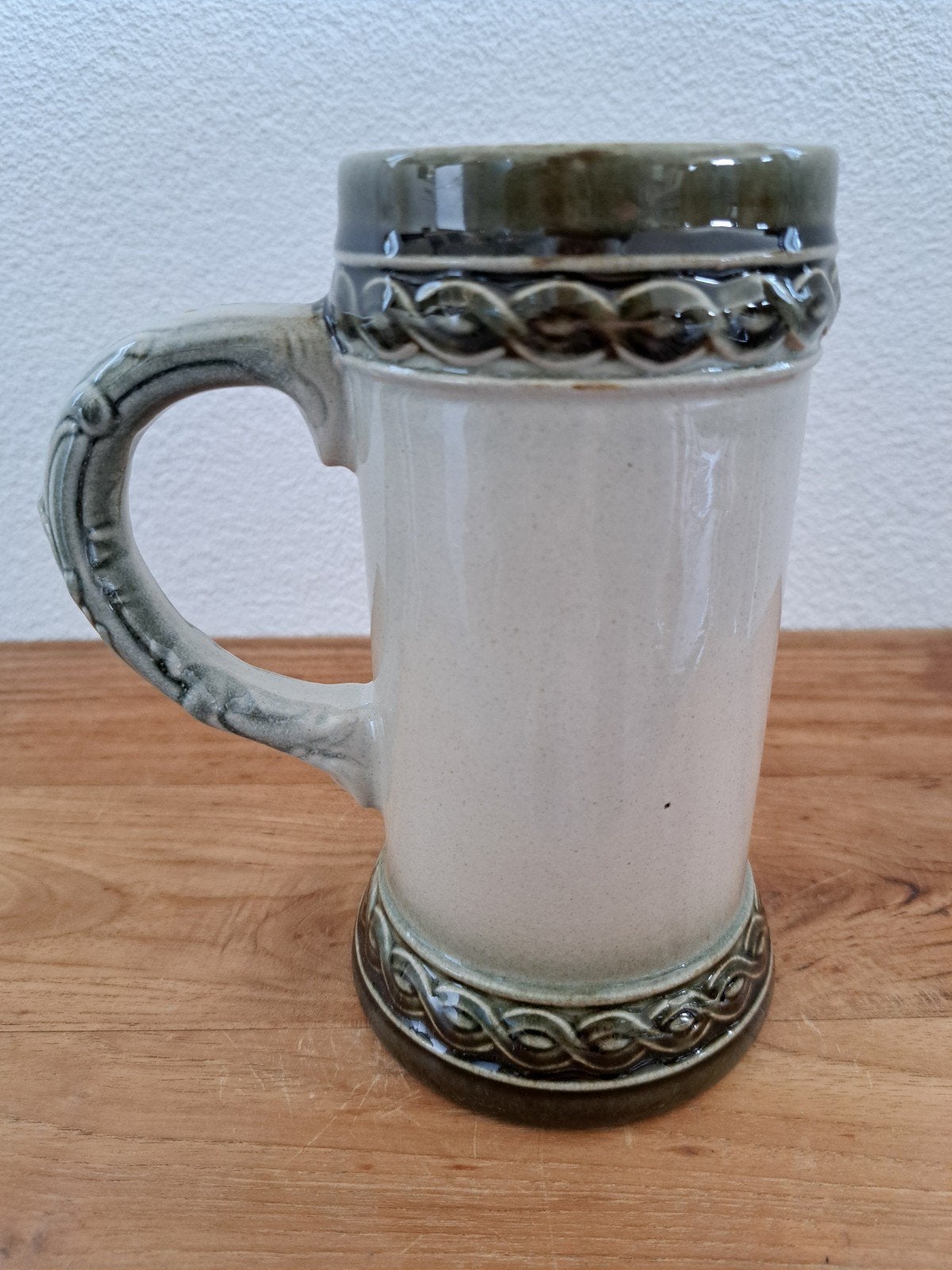 Vintage Gerzit Duits steengoed bierpul jaren 70, Ophalen of Verzenden