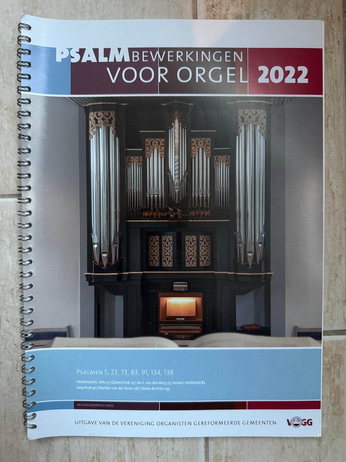 Bladmuziek VOGG Psalmbewerkingen voor orgel 2022 (noten), Orgel, Ophalen of Verzenden, Zo goed als nieuw, Religie en Gospel