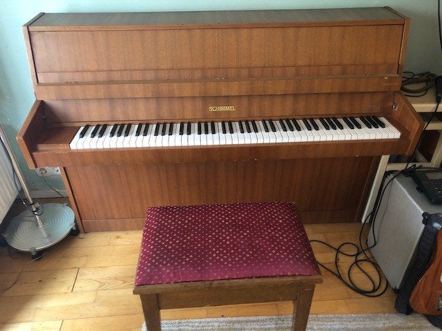 te koop Piano Schimmel, Ophalen, Gebruikt, Bruin, Piano
