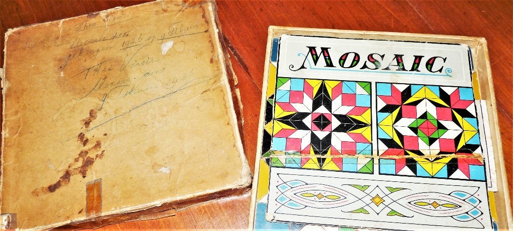 Een antiek mozaïekspel 1926, Verzenden