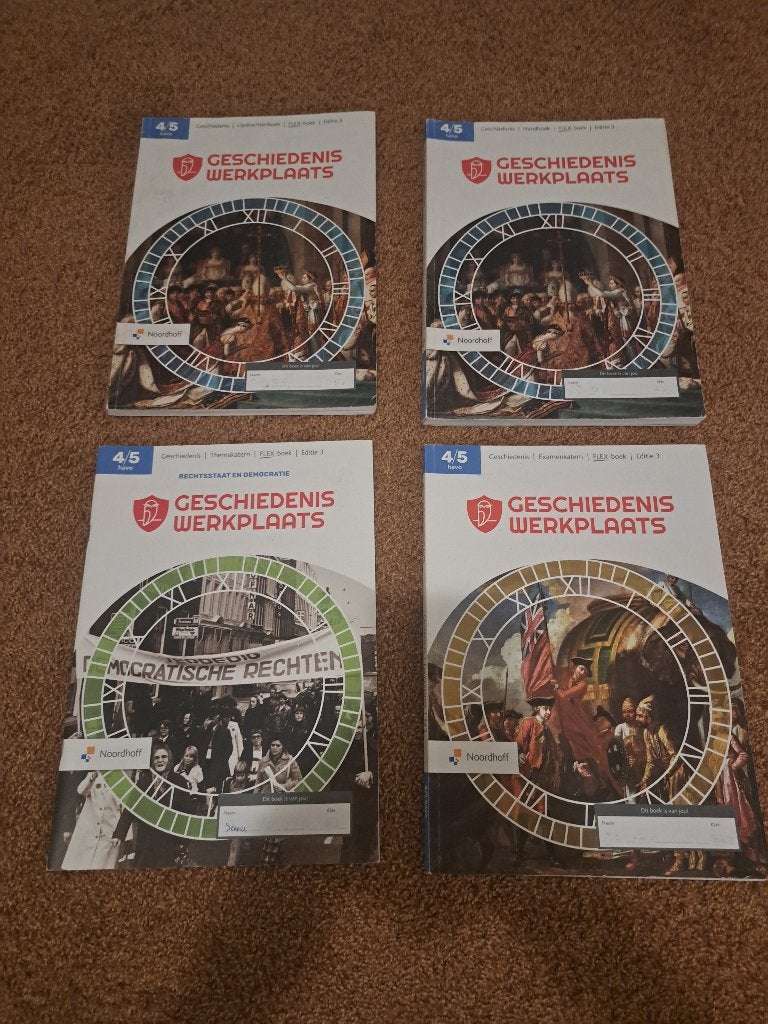Geschiedenis boeken HAVO, Gelezen, Geschiedenis, HAVO, Diverse auteurs