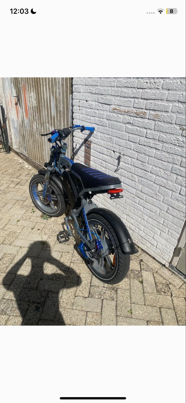 Fatbike v20 900w 350 vandaag ophalen!!, Gebruikt, Minder dan 47 cm, 50 km per accu of meer, Ophalen