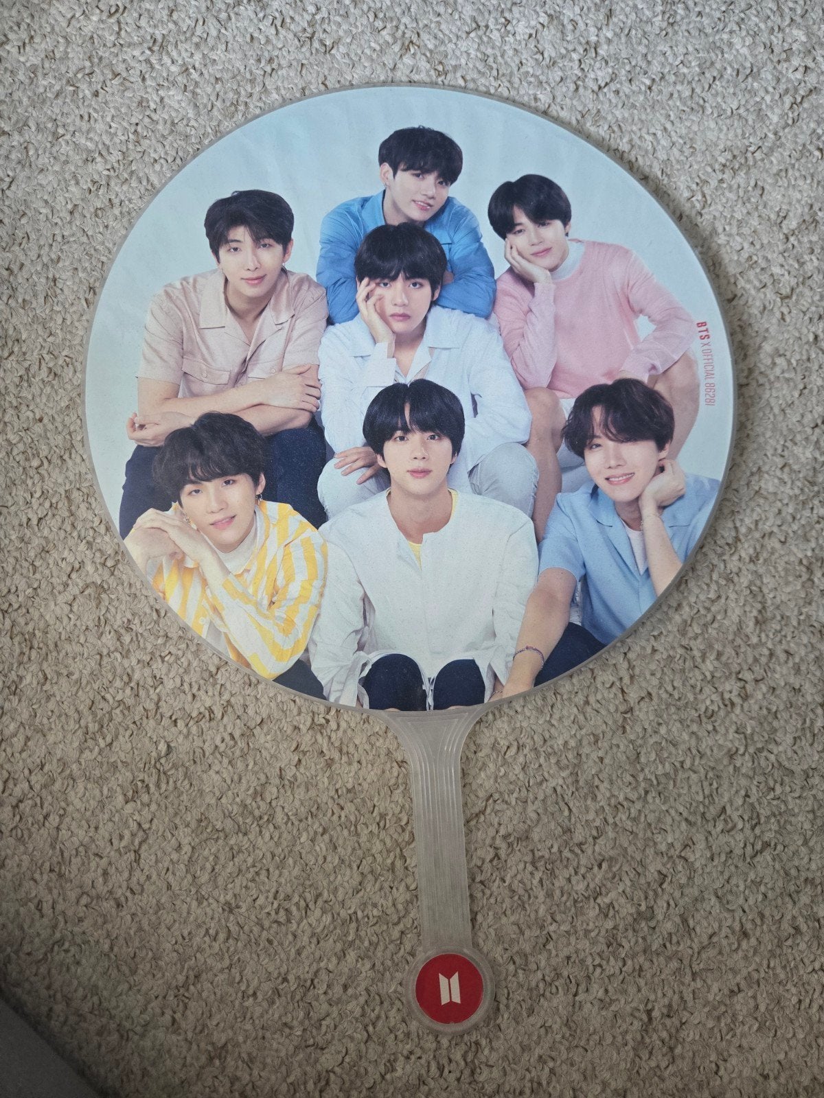 BTS World Tour Love Yourself Handventilator, Ophalen of Verzenden, Zo goed als nieuw, Overige typen