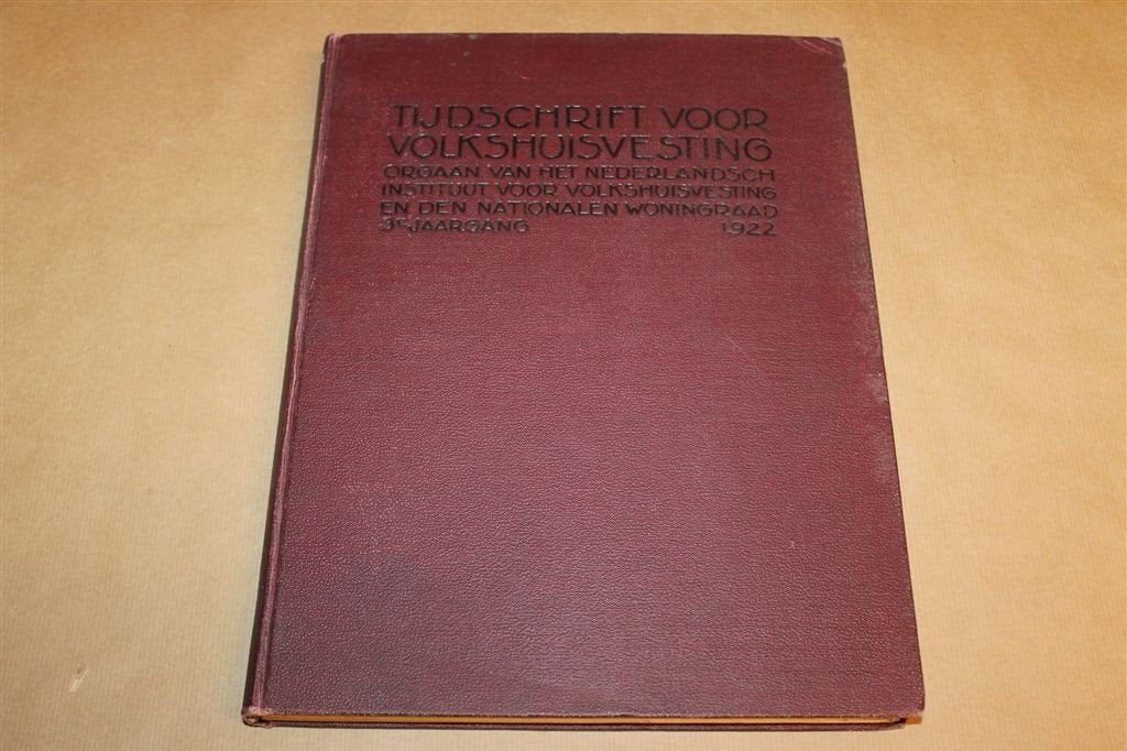 Tijdschrift voor Volkshuisvesting 1922 — Berlage en Oud, Ophalen of Verzenden, Gelezen, Architecten