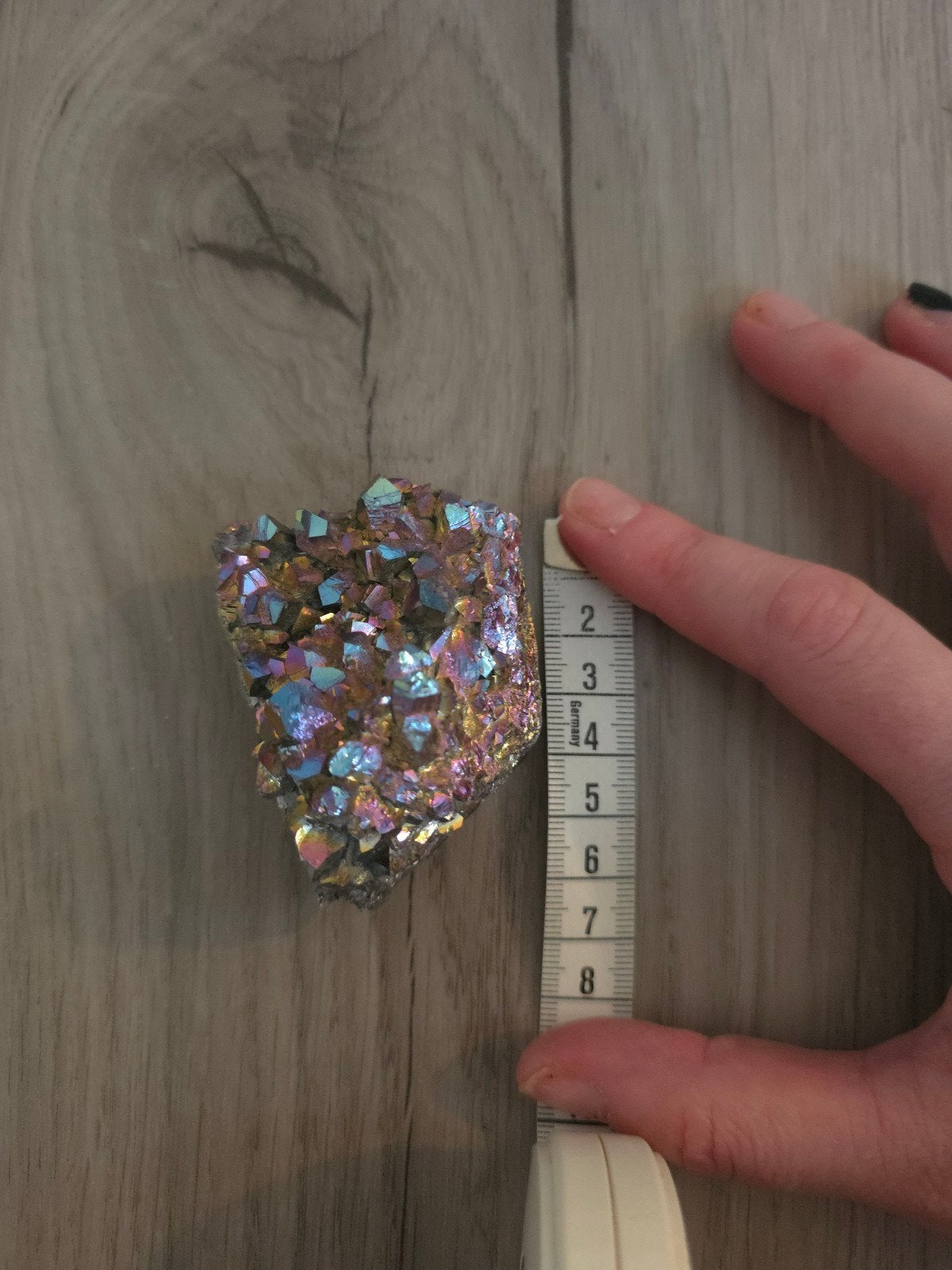 Prachtige Aura Kwarts Cluster - Uniek Mineraal, Verzamelen, Ophalen of Verzenden