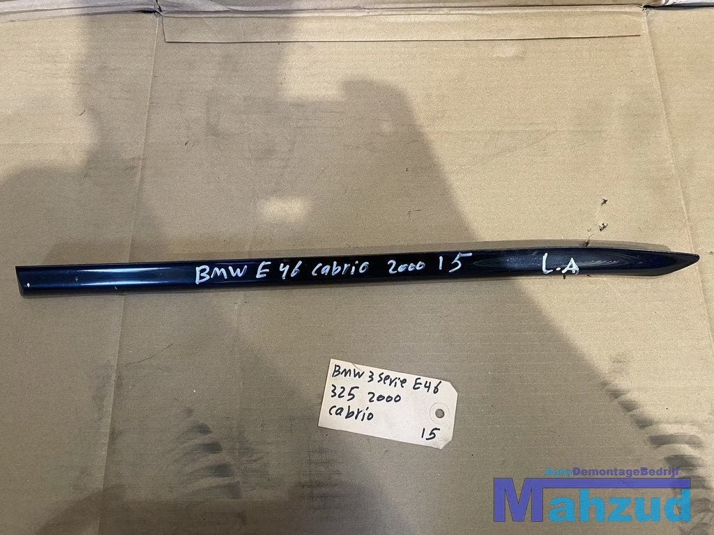 BMW 3 SERIE E46 CABRIO Stootstrip sierstrip links achter zwa, Auto-onderdelen, Petuelring 130
80788  Munich, DE, Gebruikt, Info@bmw.de