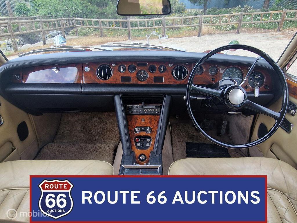 Rolls-Royce Silver Shadow | 1973 | Route 66 Auctions, Auto's, Overige carrosserieën, Zwart, Bedrijf, Handgeschakeld