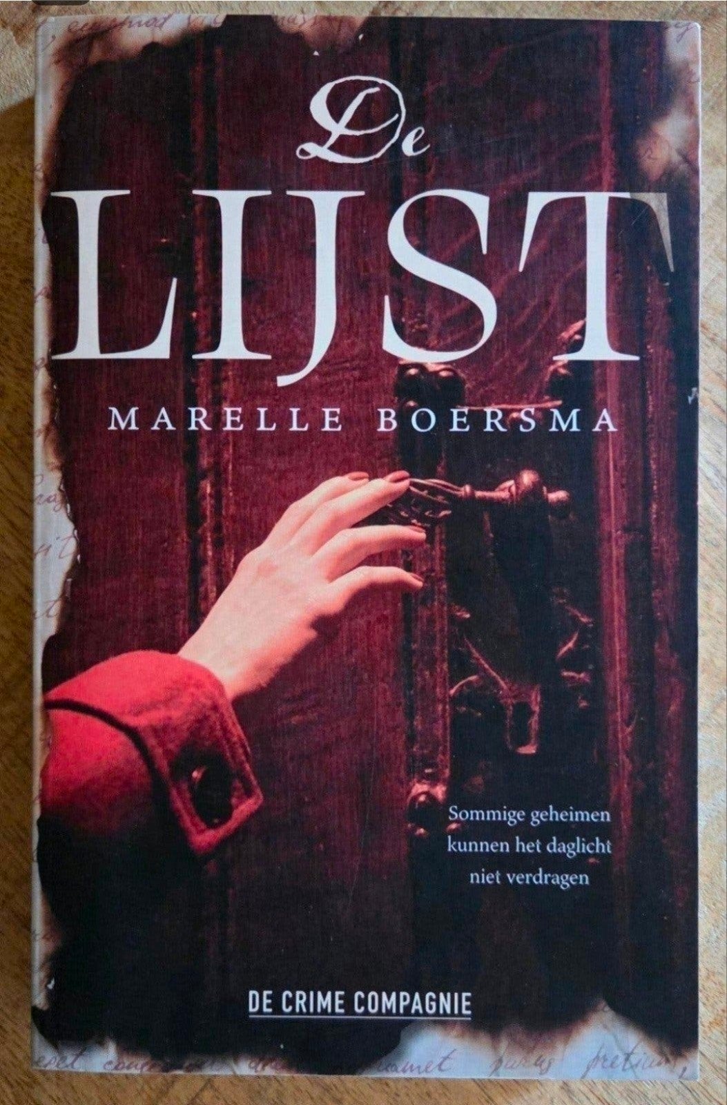 Marelle Boersma - De lijst - De crime compagnie, Ophalen of Verzenden, Zo goed als nieuw, Marelle Boersma