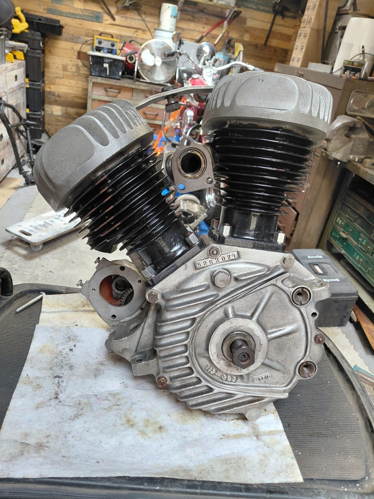 Harley-Davidson Motorblok - revisie blok bj 1952 service car, 750 cc, 2 cilinders, Nieuw, Particulier