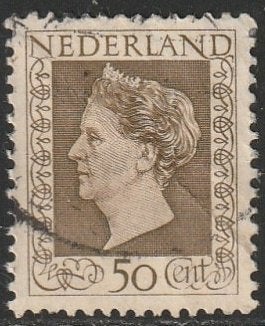 Nederland 1948 488 Wilhelmina 50c, Gest, Postzegels en Munten, Postzegels | Nederland, Ophalen of Verzenden, Na 1940, Gestempeld