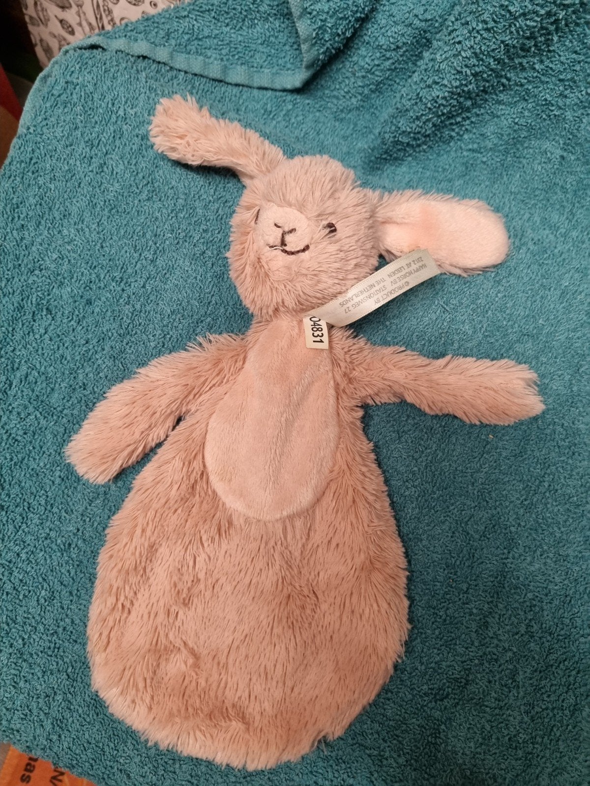 Happy horse knuffel doekje oud roze nr 36, Kinderen en Baby's, Speelgoed | Knuffels en Pluche, Ophalen of Verzenden, Overige typen