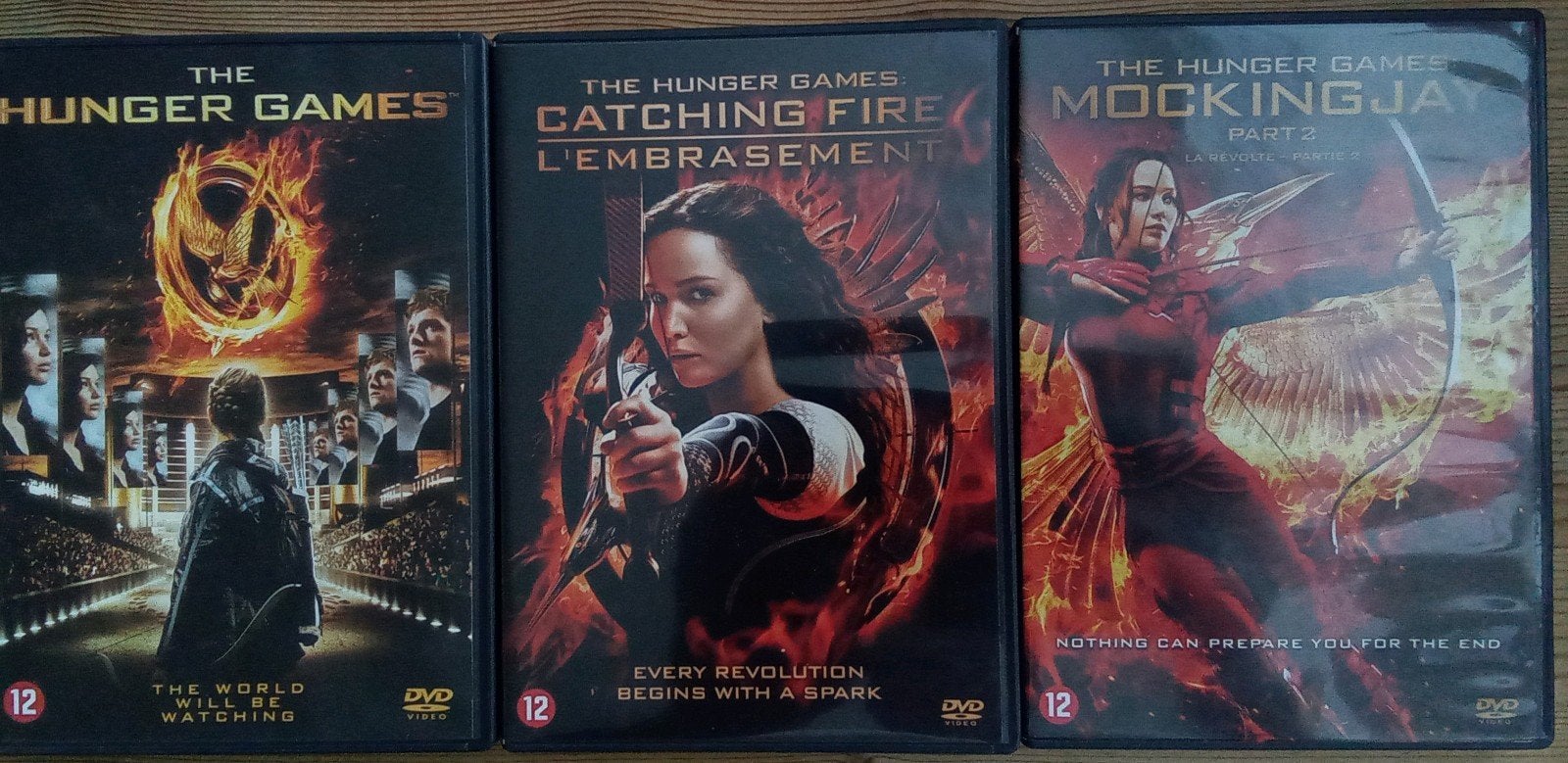 The Hunger Games  (3 films), Engels, Nederlands, Ophalen of Verzenden, Zo goed als nieuw