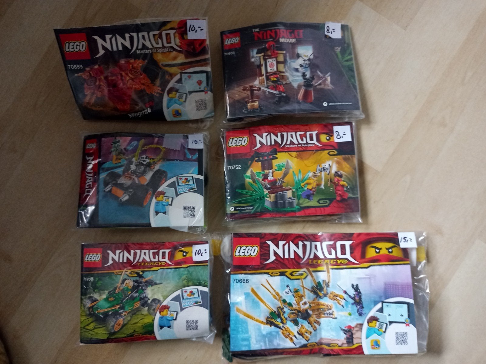 Lego Ninjago 6 sets., Ophalen of Verzenden, Zo goed als nieuw