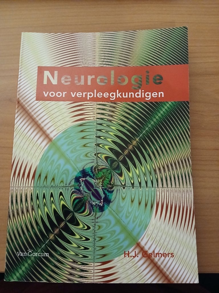 Neurologie voor verpleegkundigen, Boeken, Verzenden, Gelmers, H.J., HBO, Zo goed als nieuw
