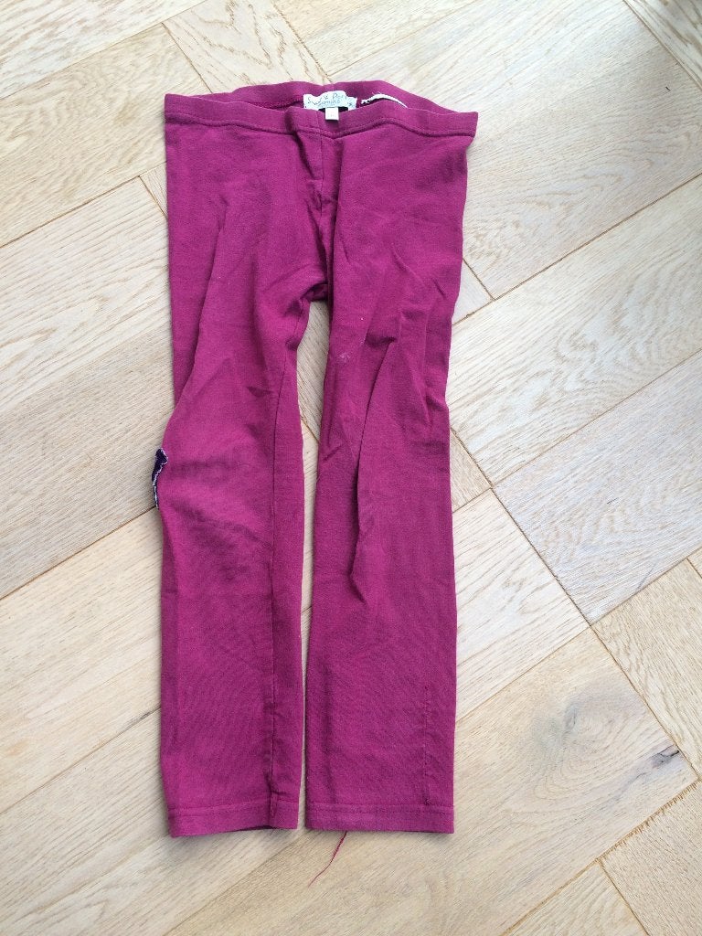 paarse legging met vlinder maat 116, Kinderen en Baby's, Kinderkleding | Maat 116, Broek, Meisje, Ophalen of Verzenden, Palomino