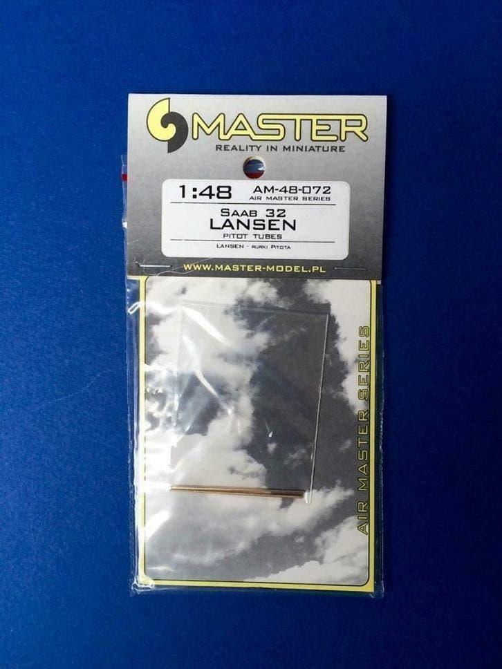 MASTER am-48-072 SAAB 32 Lansen - Pitot Tubes 1/48, Ophalen of Verzenden, Nieuw, Groter dan 1:72, Overige merken