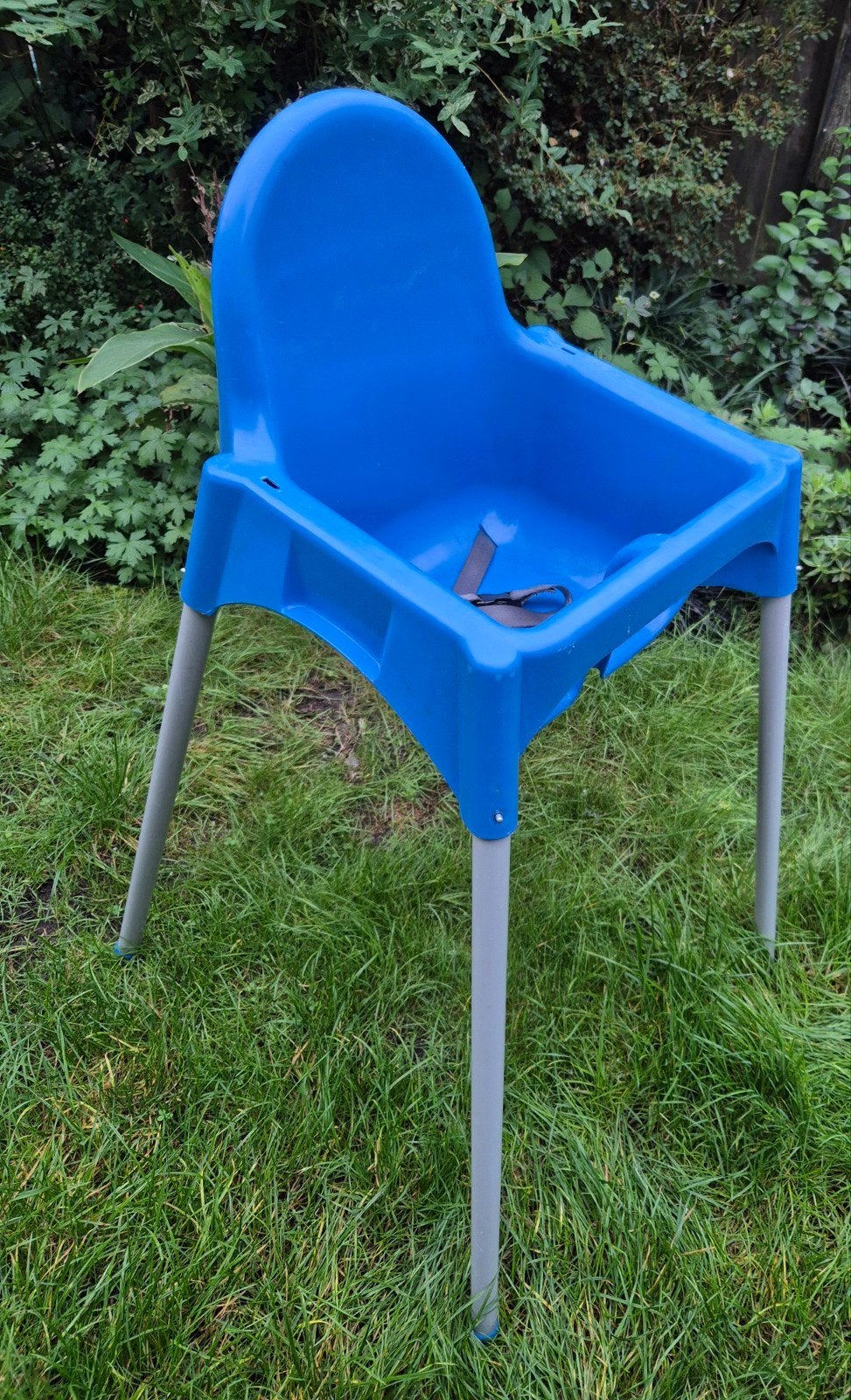 Blauwe kinderstoel Ikea Antilop, met gordel, Ophalen, Gebruikt, Overige typen, Gordel(s)