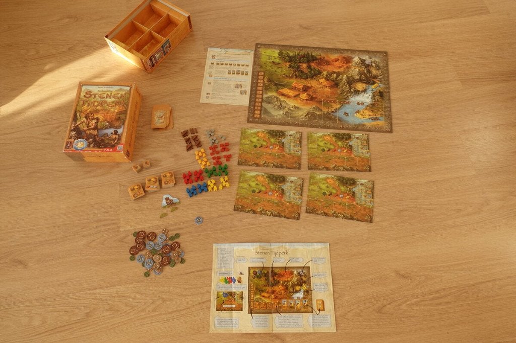 Stenen Tijdperk, Hobby en Vrije tijd, Gezelschapsspellen | Bordspellen, Een of twee spelers, Ophalen, Gebruikt, 999 Games