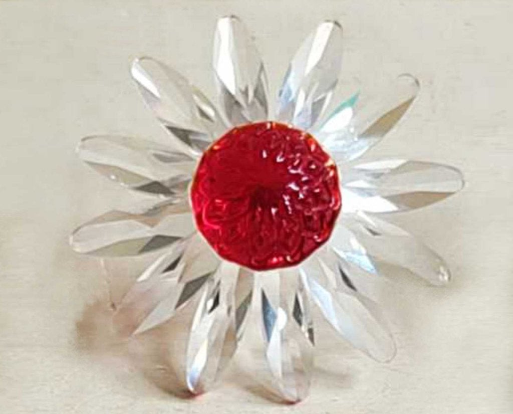 Swarovski Rode Margriet – Jaarstuk 2000 – met doos, Verzamelen, Ophalen of Verzenden, Zo goed als nieuw, Figuurtje