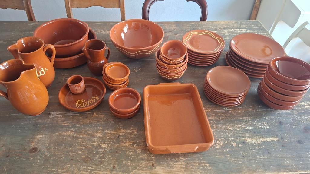Servies, Ophalen, Rond, Zo goed als nieuw, Aardewerk