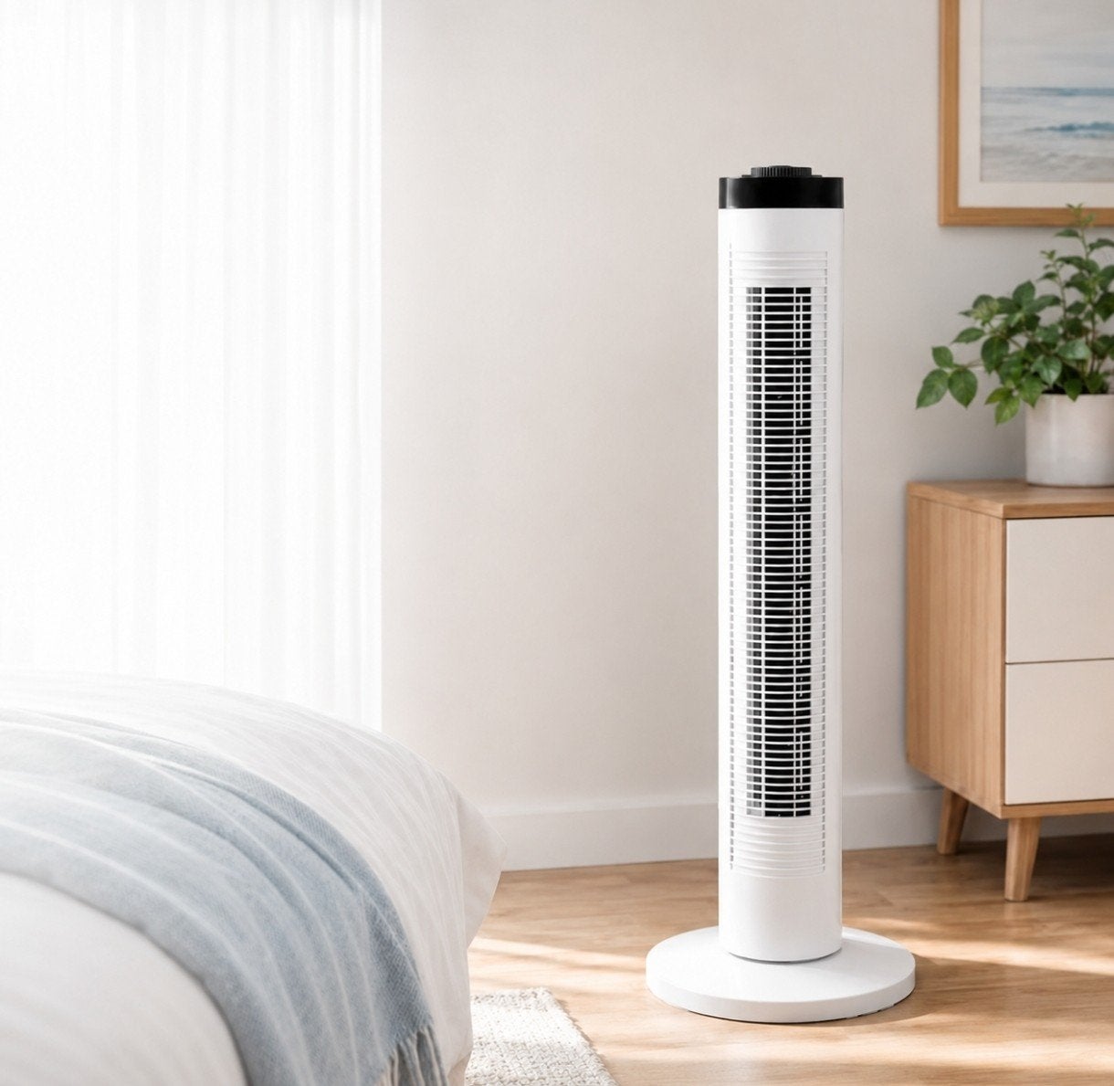 Nieuwe stijlvolle toren ventilator, Ophalen of Verzenden, Nieuw, Torenventilator