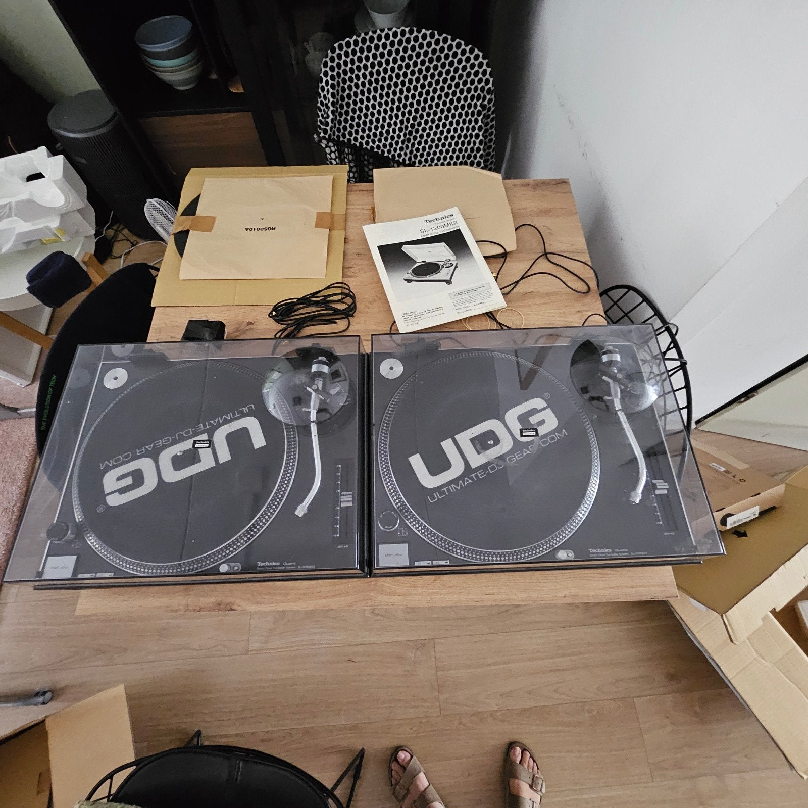 2x Technics SL1210 MK2 draaitafels - Zo goed als nieuw, Pitch-regelaar, Ophalen of Verzenden, Zo goed als nieuw, Platenspeler