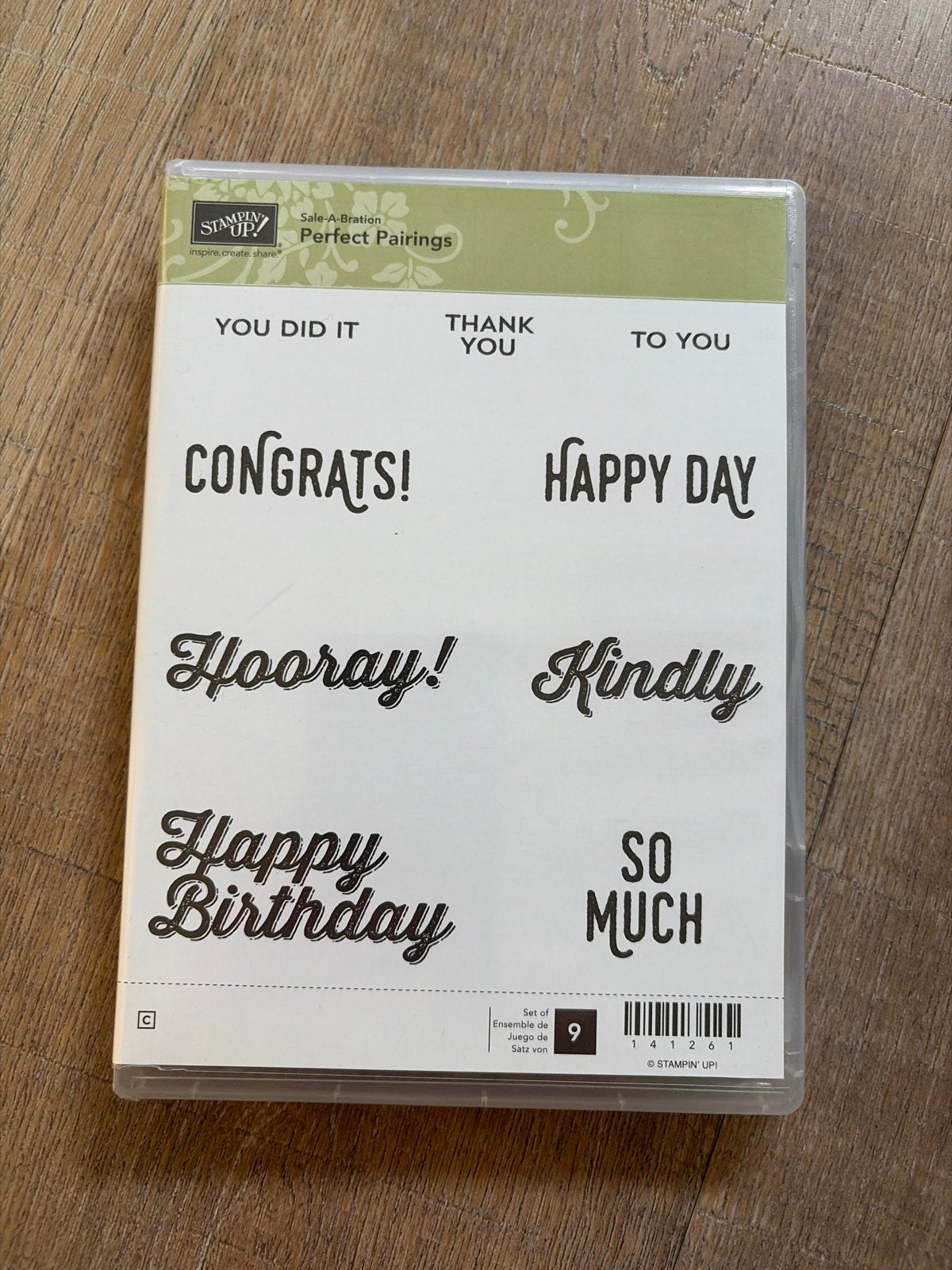 Stampin' Up! Perfect Pairings stempelset, Overige thema's, Meerkleurig, Ophalen of Verzenden, Zo goed als nieuw