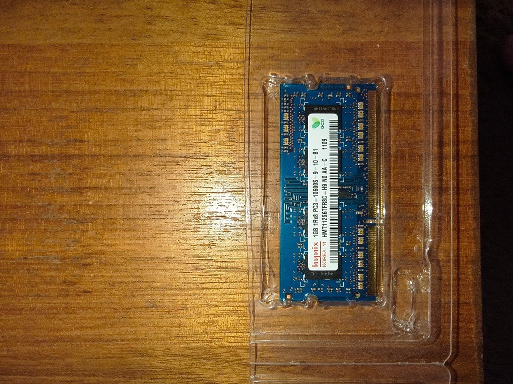 SODIMM 1gb voor laptop ddr3, 1 GB of minder, DDR3, Ophalen of Verzenden, Zo goed als nieuw