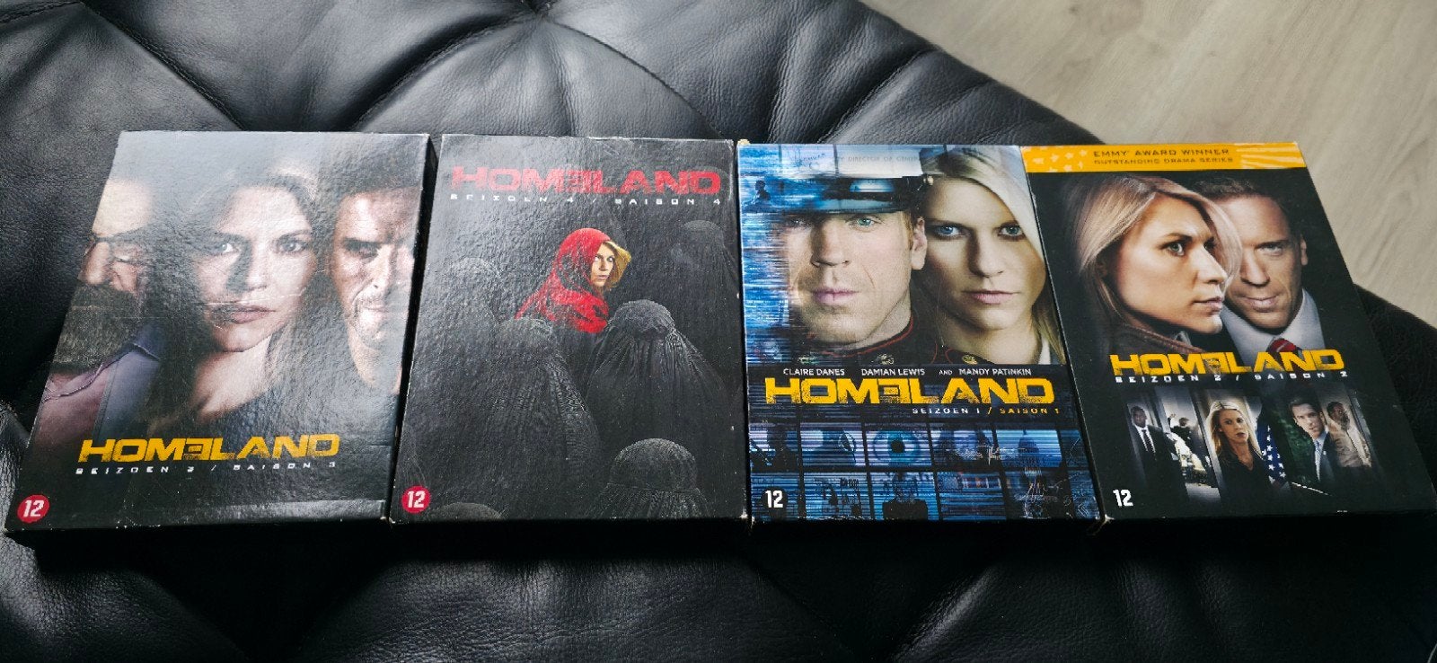 Homeland Seizoen 1, 2, 3 en 4 DVD Boxsets, Ophalen, Nederlands, Seizoen 1, Actie en Avontuur