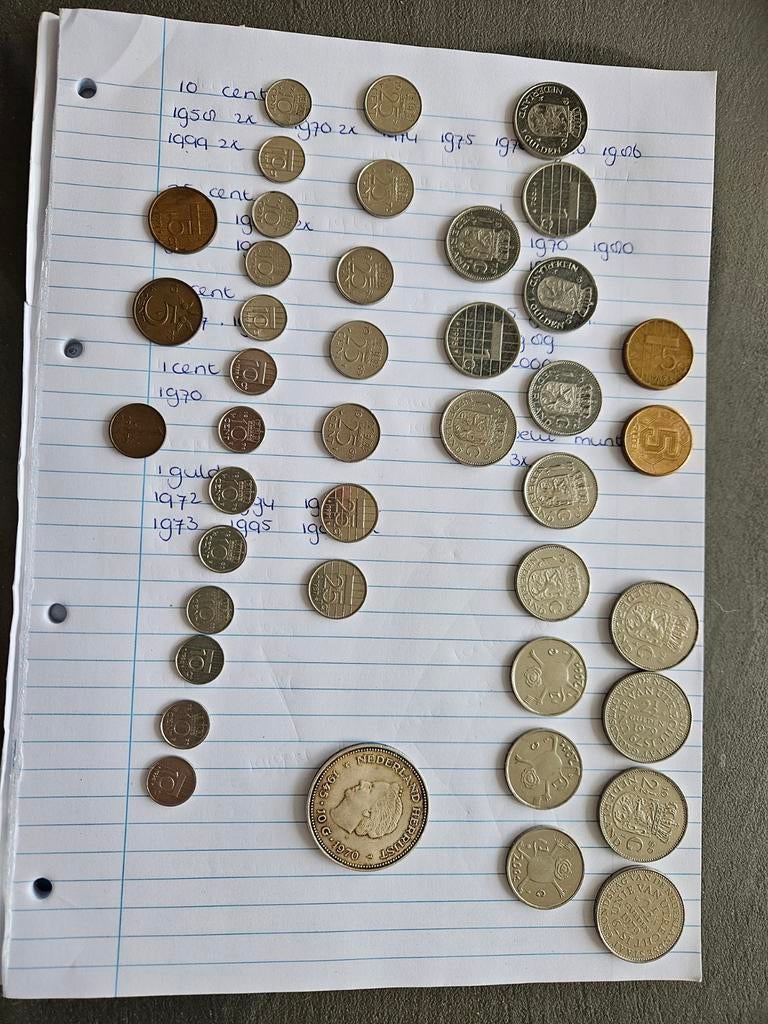Diverse Nederlandse munten en 25 cent Juliana set, Postzegels en Munten, Munten | Nederland, Ophalen of Verzenden, Koningin Wilhelmina