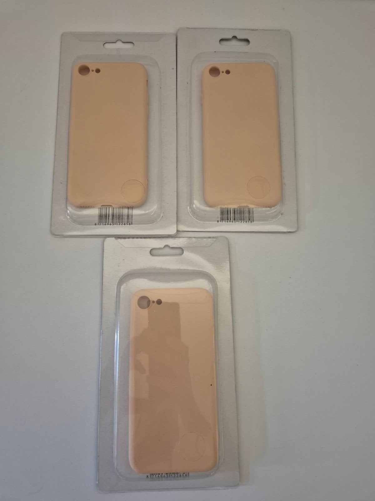 3x Roze iPhone 7/8/SE (2020/2022) Hoesje - Nieuw, Telecommunicatie, Verzenden, IPhone 7, Nieuw, Hoesje of Tasje