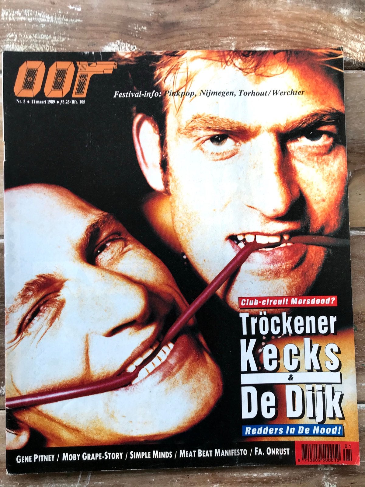 OOR Magazine 1989 TROCKENER KECKS De Dijk SIMPLE MINDS, Boeken, Ophalen of Verzenden, Zo goed als nieuw, Muziek, Film of Tv