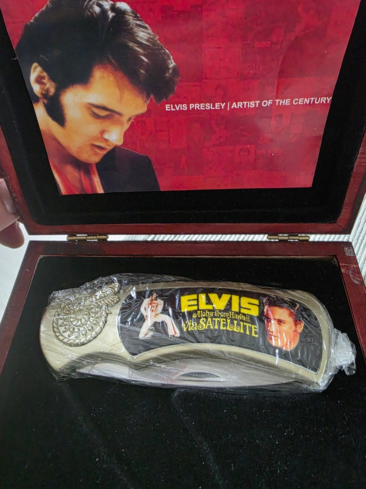 Elvis Presley Artist of the Century verzamelset met zakmes, Ophalen, Nieuw