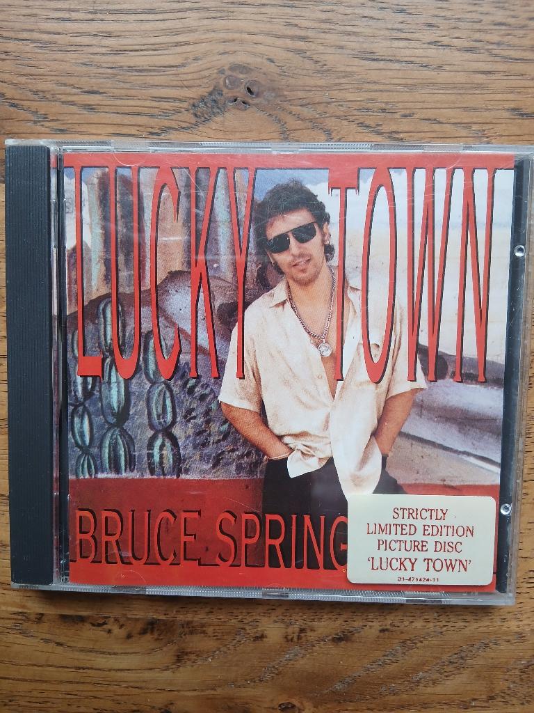 CD Bruce Springsteen : Lucky Town(lim edition pict disc), Ophalen of Verzenden, Zo goed als nieuw, Poprock