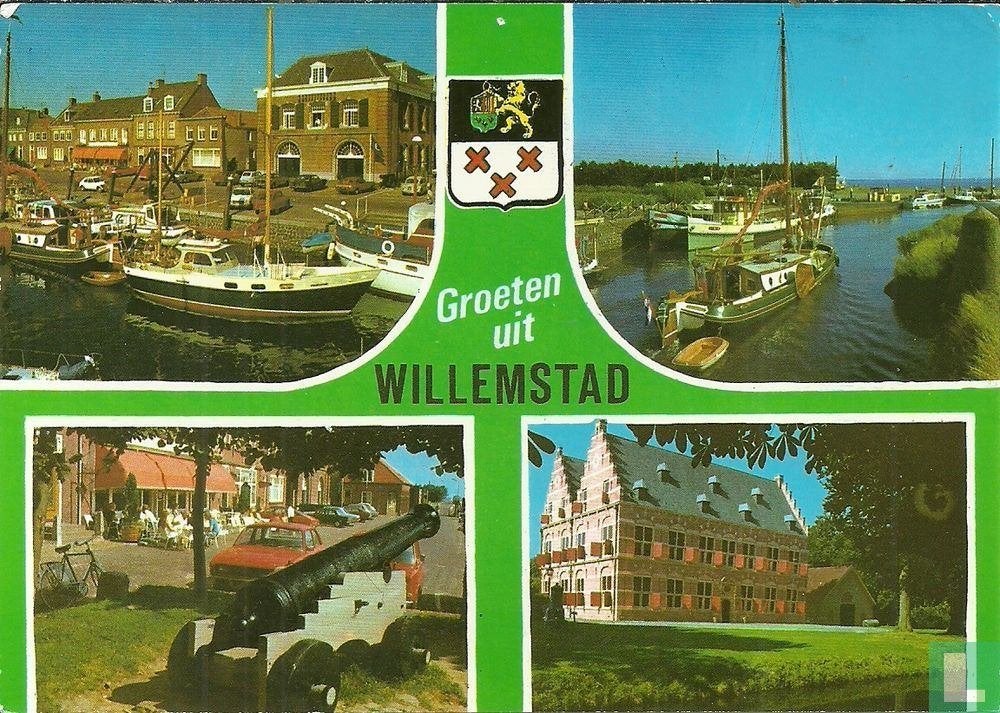 Willemstad: Groeten uit Willemstad, Ophalen of Verzenden, 1960 tot 1980, Ongelopen, Gelderland