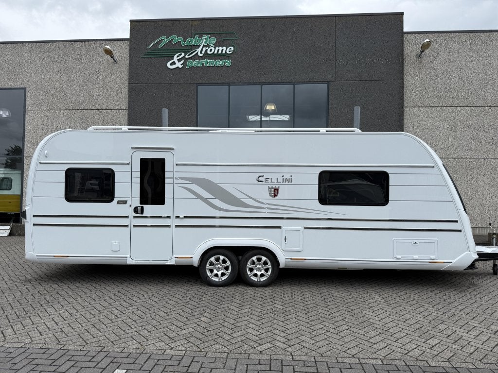 Tabbert Cellini 655 DF TABBERT PREMIUM VOORDEEL, Caravans en Kamperen, Caravans, Rondzit, Tabbert, 7 tot 8 meter, Bedrijf