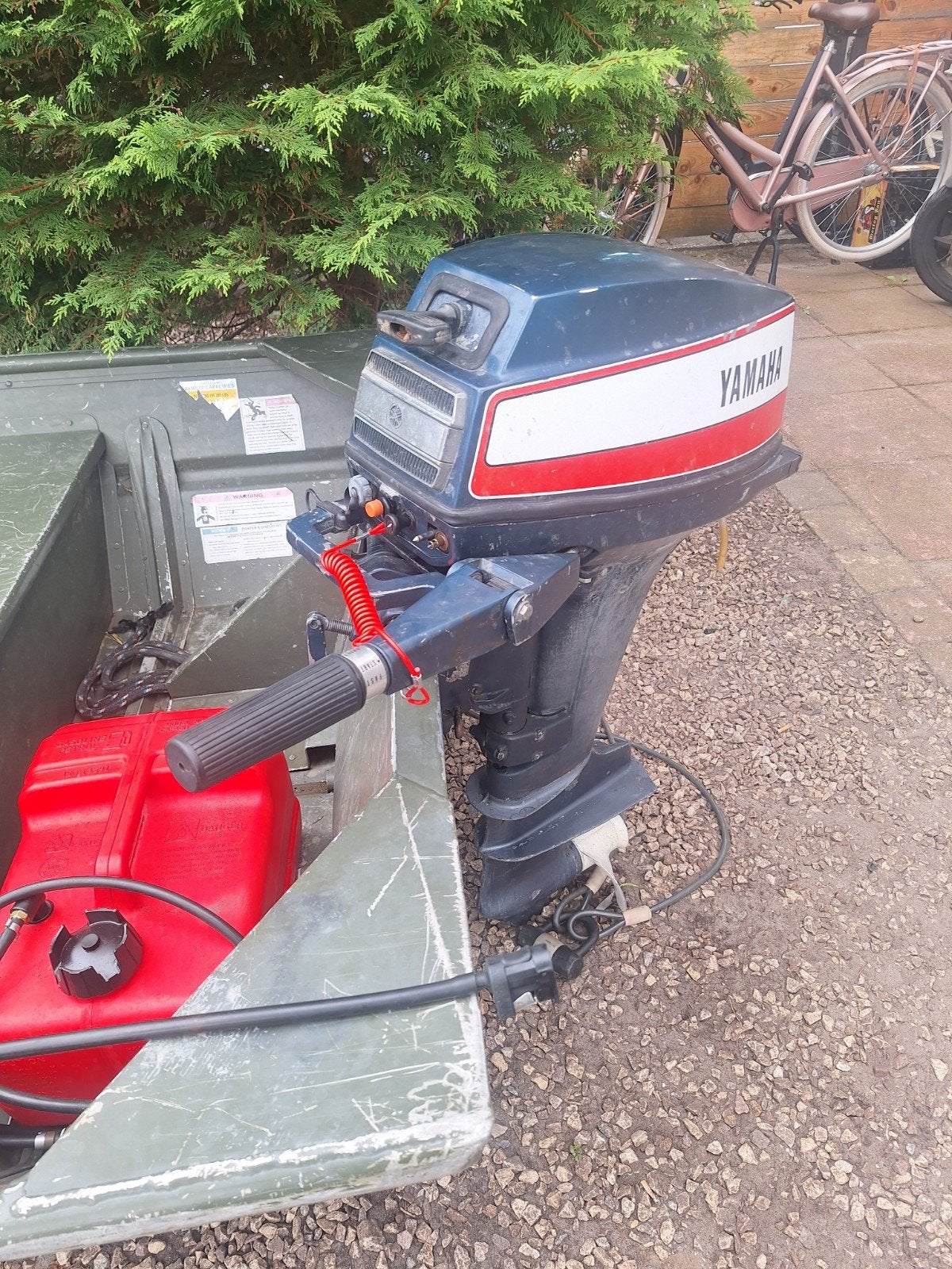 9.9 yamaha 2 takt, Ophalen, Motor en Techniek