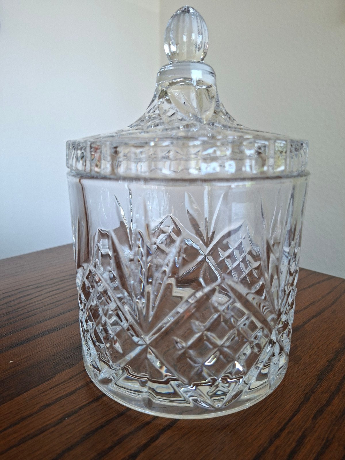 Glazen pot met deksel - Decoratieve opberger, Antiek en Kunst, Ophalen