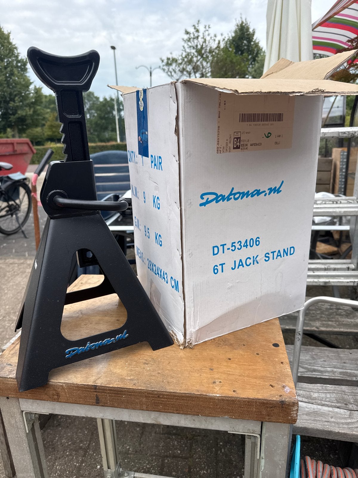 Nieuwe assteunen set 6 ton  datona van 56€ voor 40€, Garagekrik, Nieuw, Ophalen of Verzenden, X