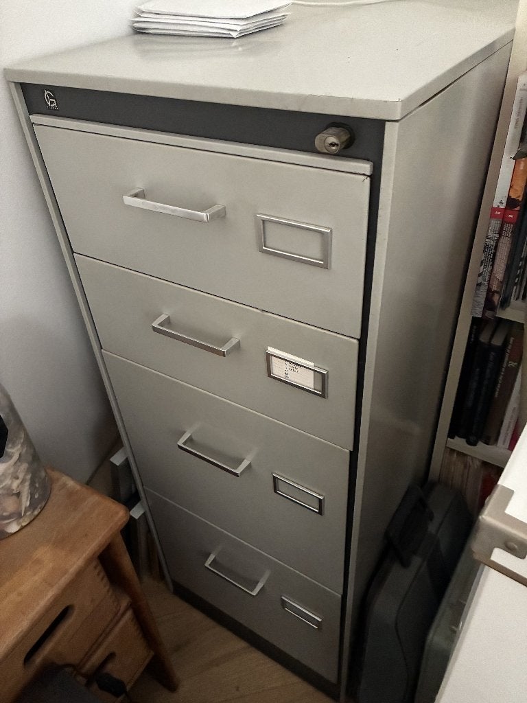 Gispen kantoorkast, Huis en Inrichting, Kasten | Ladekasten, Ophalen, Minder dan 50 cm, Gebruikt, 100 tot 150 cm