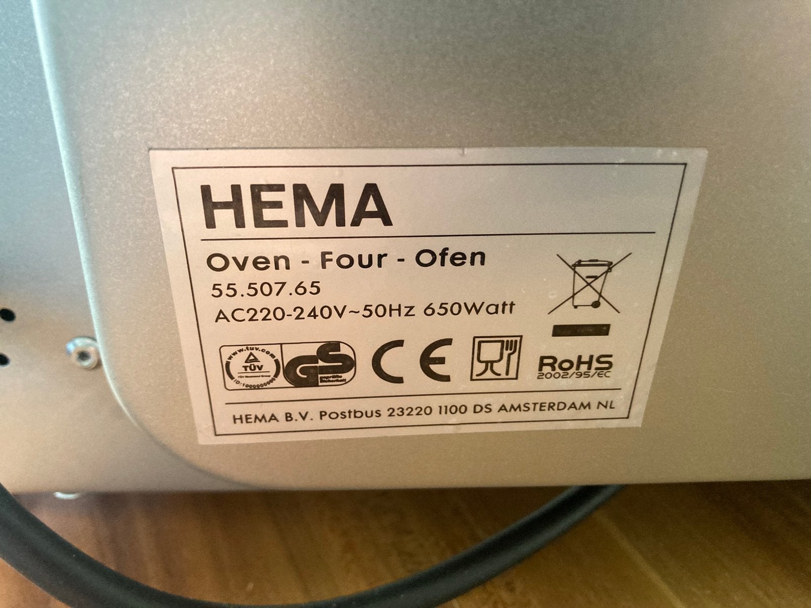 Mini oven, Ophalen, Gebruikt, Minder dan 45 cm