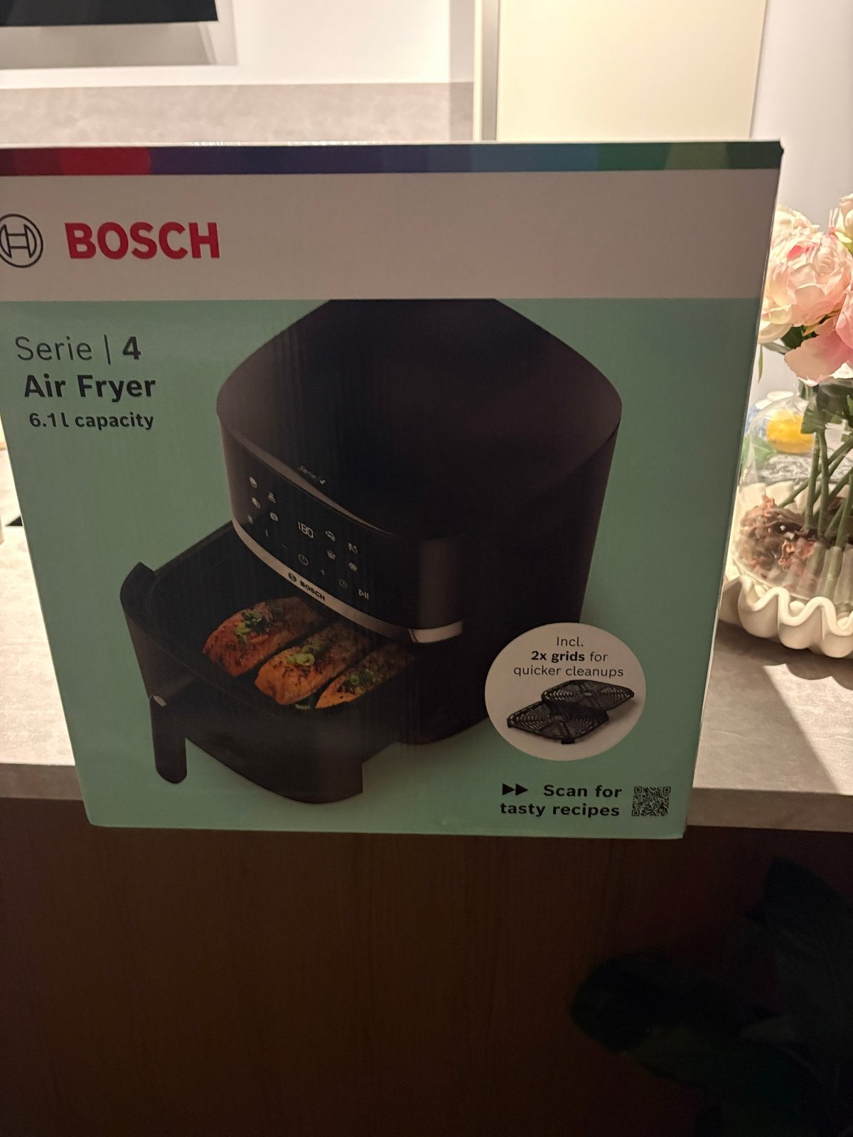 Bosch Serie 4 Airfryer 6.1L - Nieuw in doos, Ophalen of Verzenden, Nieuw, Airfryer, 1500 gram of meer