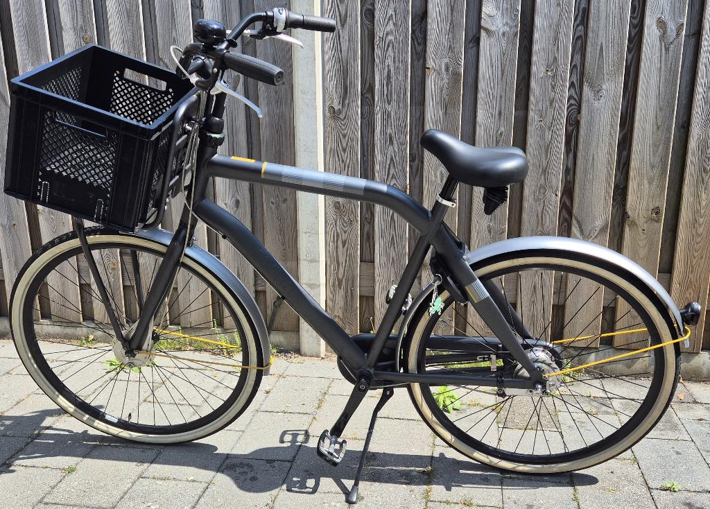 Cortina Crush 28 inch – Black Graphite Matt – Herenfiets, Fietsen en Brommers, Fietsen | Heren | Herenfietsen, Gebruikt, Overige merken